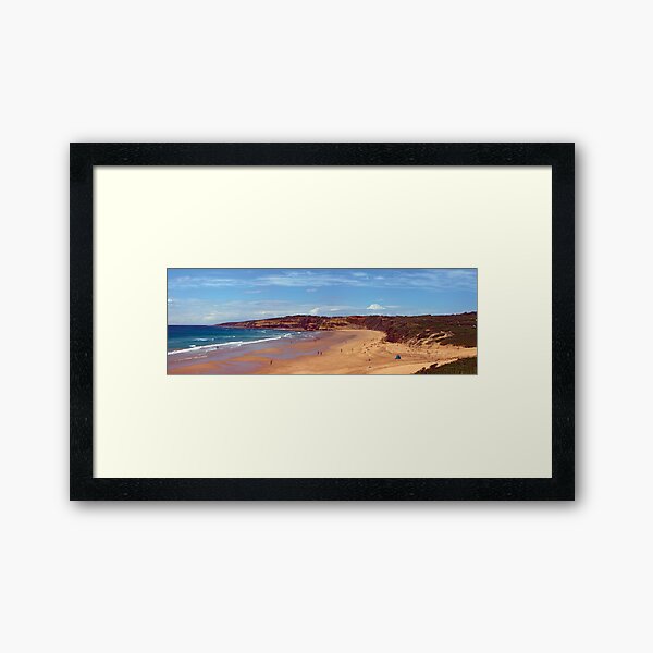 Jan Juc beach. Great Ocean Road, Australia Framed Art Print