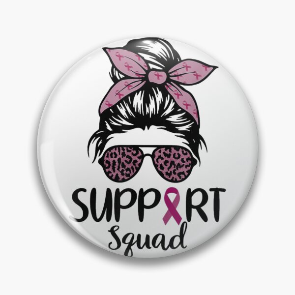 Item preview, Support Squad Messy Bun Leopard Pink designed and sold by Cora Mann.