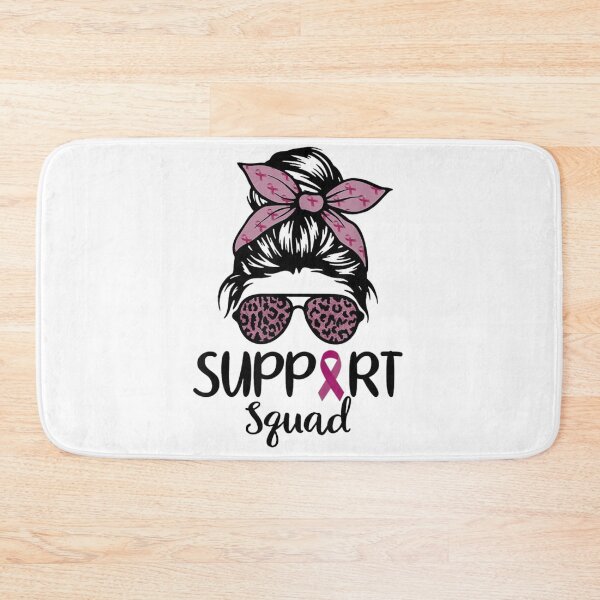 Item preview, Support Squad Messy Bun Leopard Pink designed and sold by Cora Mann.