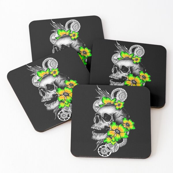 Item preview,   Romantic Skull Flowers designed and sold by Gothic Fantasy.