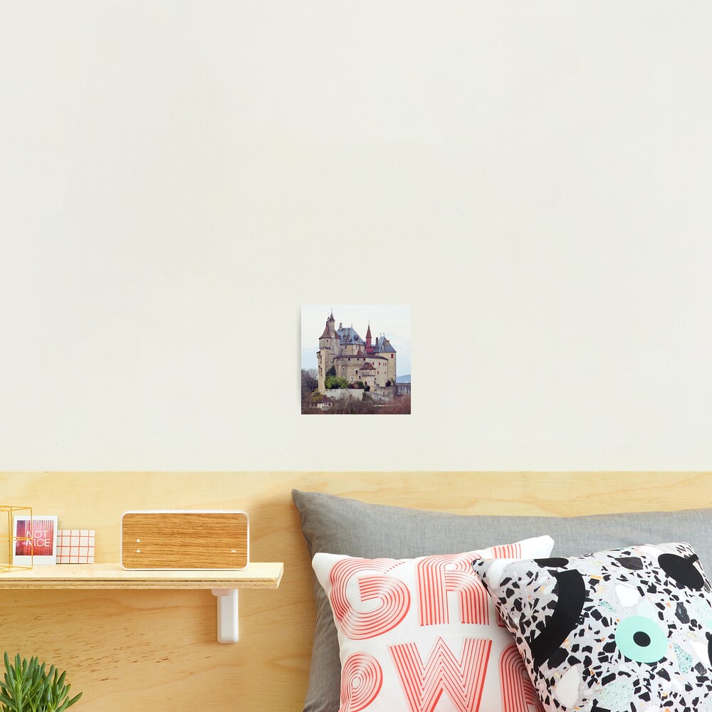 Menthon Saint Bernard castle Photographic Print