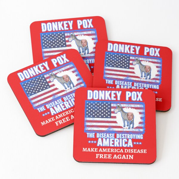 Item preview, Donkey Pox Make America Disease Free Again designed and sold by WoodburyLake.