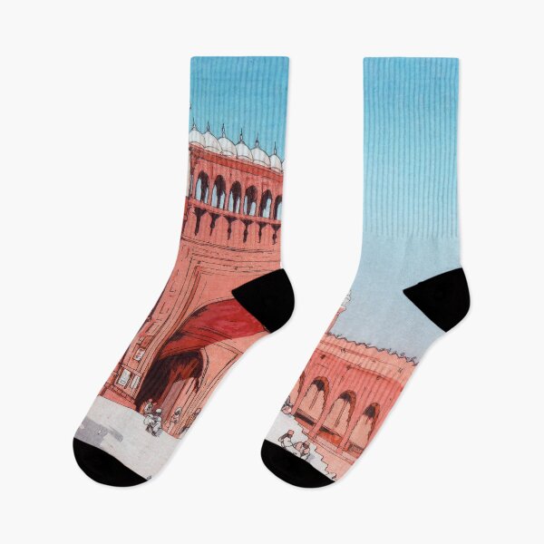 Item preview, Jami Masjid, Delhi by Yoshida Hiroshi designed and sold by Ukiyo-Studio.