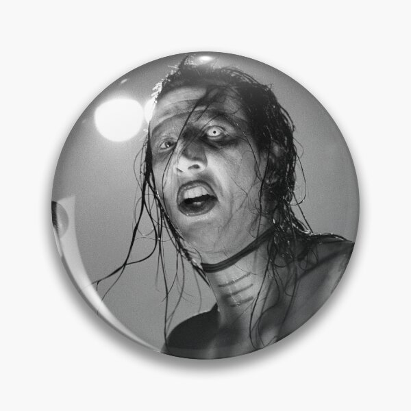 Item preview, Marilyn Manson - BW Photograph designed and sold by ConcertImages.