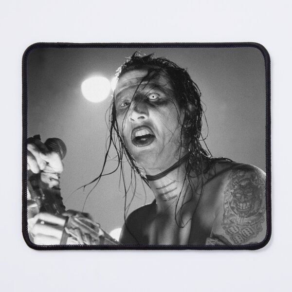 Item preview, Marilyn Manson - BW Photograph designed and sold by ConcertImages.