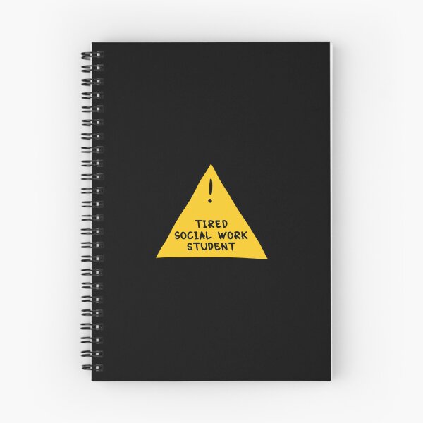 Item preview, ⚠ Tired Social Work Student ⚠ designed and sold by orlumbuspirate.