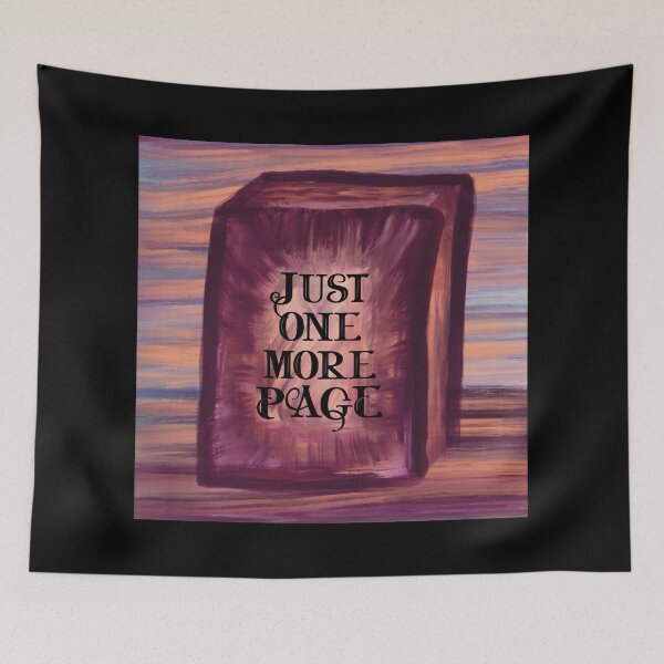 Item preview, Just One More Chapter - A Reading & Writing Illustrated designed and sold by ZaraRoza.