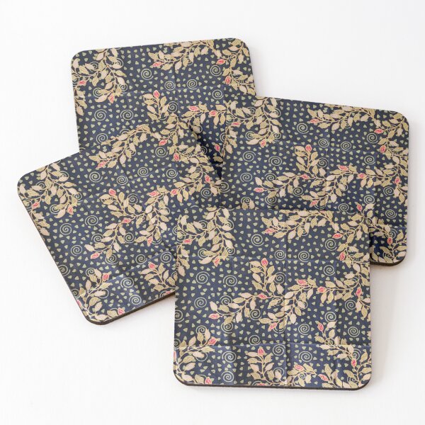 Item preview, Indonesia hand drawn Batik black green flower plant Pamekasan Madura designed and sold by Morcawork.