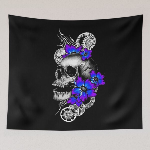 Item preview,    Romantic Skull Flowers designed and sold by Gothic Fantasy.