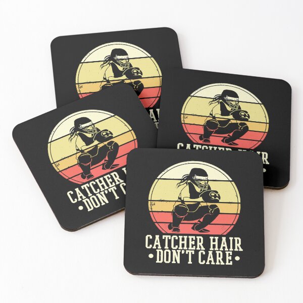 Item preview, Catcher Hair Don't Care Softball Player And Coach designed and sold by MichelSorour.