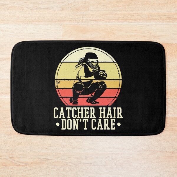 Item preview, Catcher Hair Don't Care Softball Player And Coach designed and sold by MichelSorour.