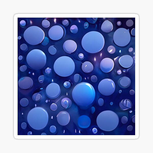 Blue Orb Sticker