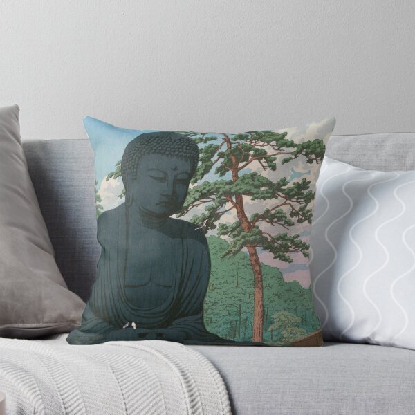 Item preview, The great Buddha of Kamakura by Kawase Hasui designed and sold by Ukiyo-Studio.