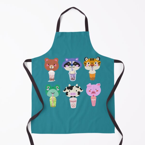 Item preview, Animal Friends Drinking Boba designed and sold by tmdaliggr.