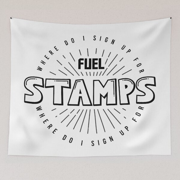 Item preview, Where do i sign up for fuel stamps  designed and sold by JenTrinhArt.