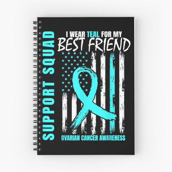 Item preview, Support Squad Teal Ovarian Cancer designed and sold by Harriet Taplin.