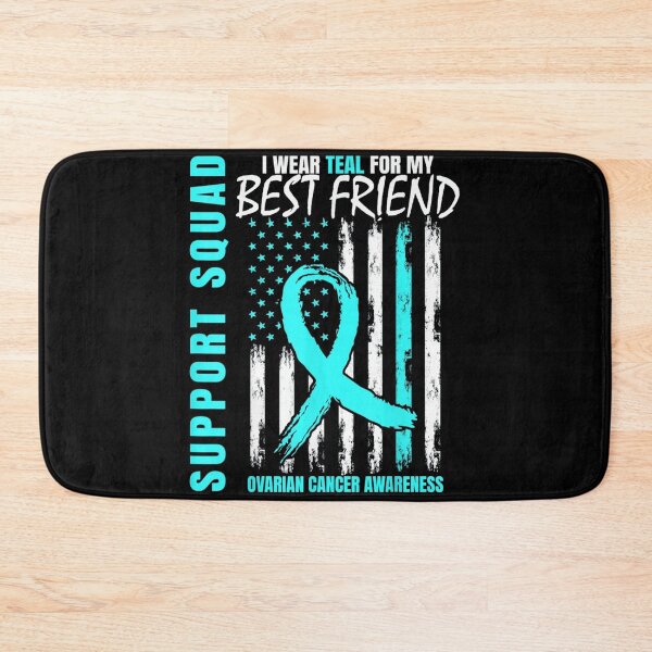 Item preview, Support Squad Teal Ovarian Cancer designed and sold by Harriet Taplin.