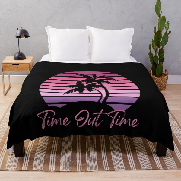 Item preview, Time Out Time- Healing & Happiness, Vintage Tropical Sunset, Live Your Best Life designed and sold by Sun Sand & Sea Art.