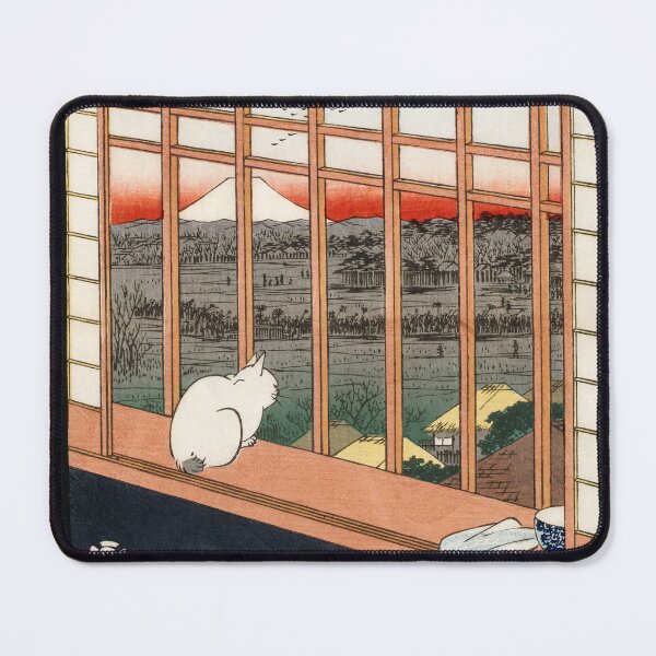 Item preview, Asakusa rice field by Hiroshige designed and sold by Ukiyo-Studio.