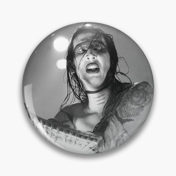 Item preview, Marilyn Manson - BW Photograph designed and sold by ConcertImages.
