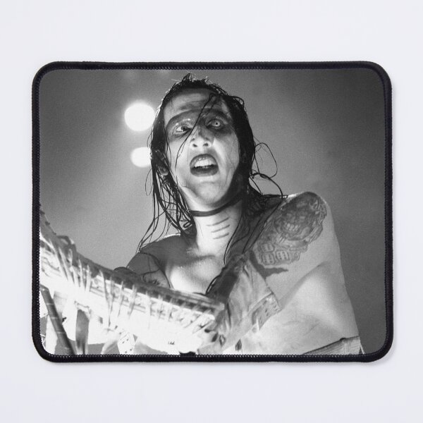 Item preview, Marilyn Manson - BW Photograph designed and sold by ConcertImages.