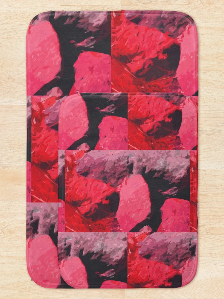 Thumbnail 5 of 6, Bath Mat, Red Rocks Abstract designed and sold by ImaginaryRebel.