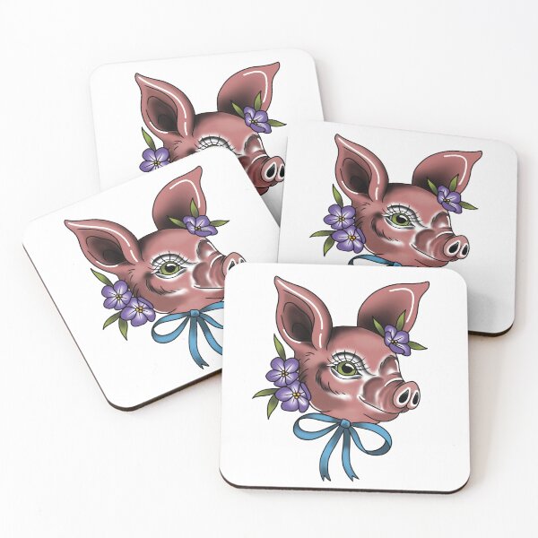 Item preview, Pig with ribbon designed and sold by NicoleHarvey.