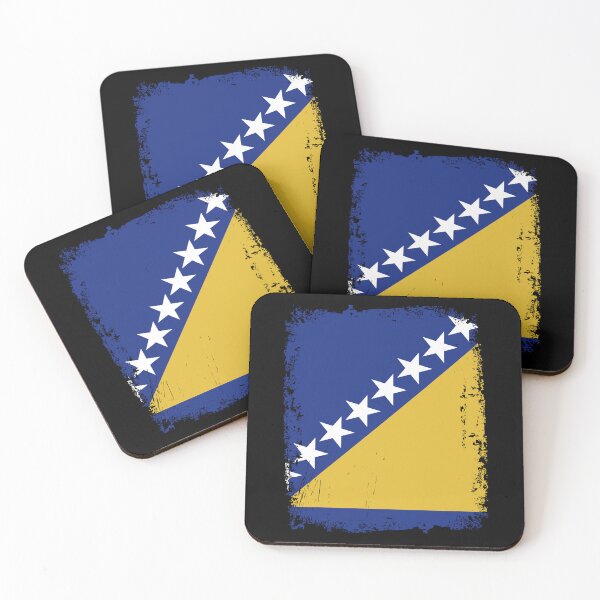 Item preview, Bosnia _ Herzegovina Flag Disstressed designed and sold by rafaeltto.