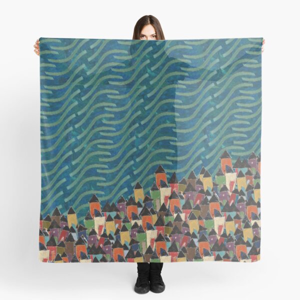 Fisherman's Village - Cobalt Scarf