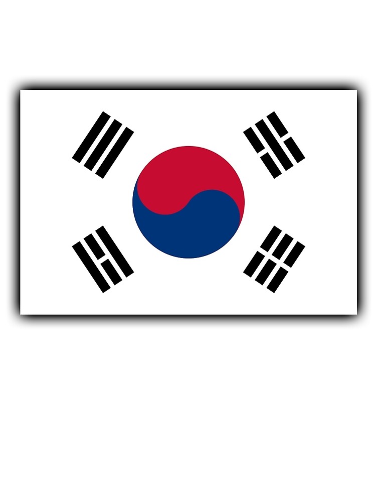 “South Korean Flag. KOREA. KOREAN. National flag of South Korea