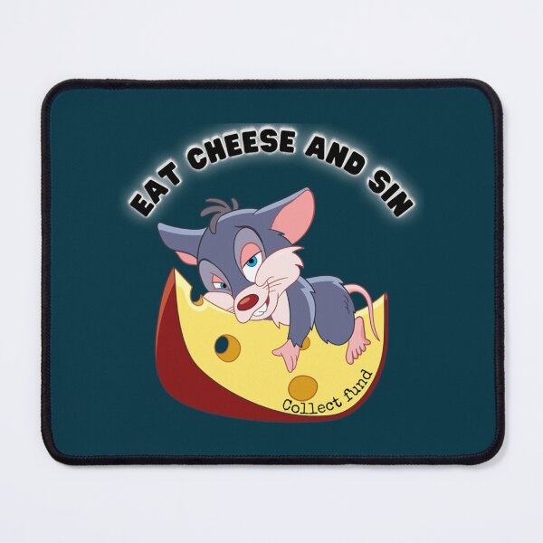 Item preview, Eat cheese and sin collect fund funny mouse   designed and sold by OranGrahame.
