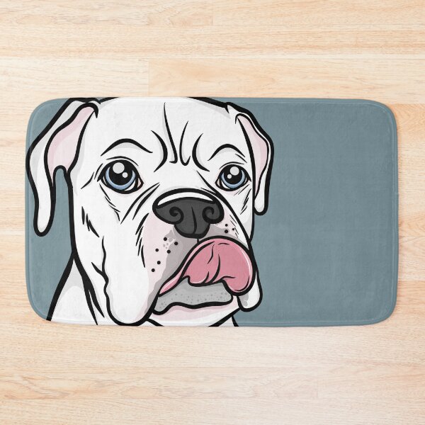 Item preview, Cute Deaf White Boxer  designed and sold by rmcbuckeye.