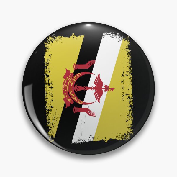 Item preview, Brunei Flag Disstressed designed and sold by rafaeltto.