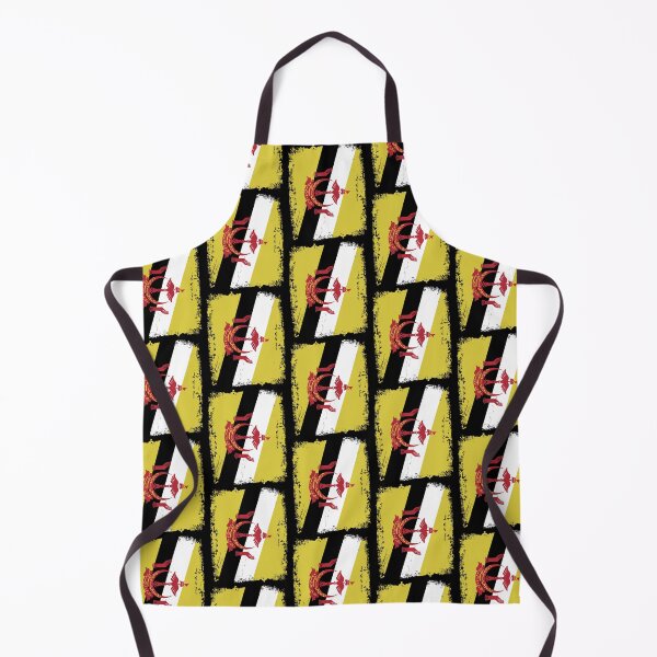 Item preview, Brunei Flag Disstressed designed and sold by rafaeltto.