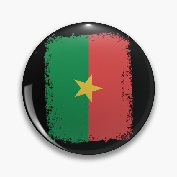 Item preview, Burkina Faso Flag Disstressed designed and sold by rafaeltto.