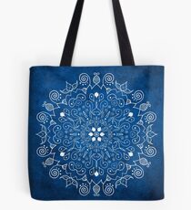 Mandala Blue Tote Bag