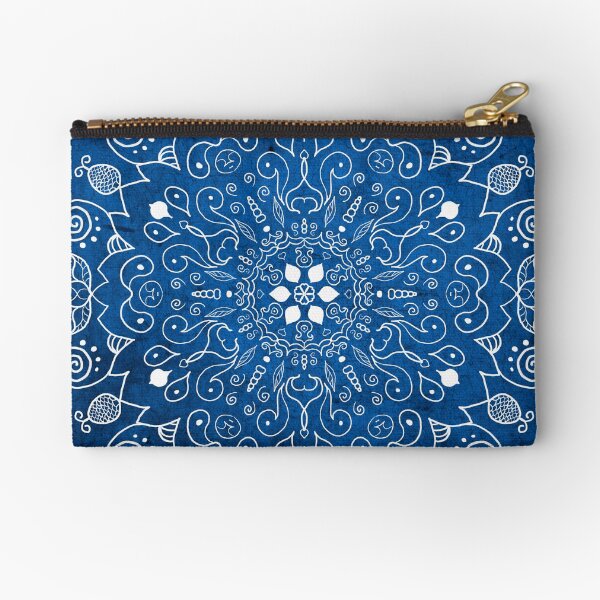Vista previa del artículo con la obra «Mandala Blue», diseñado y vendido por Patricia Lintner.