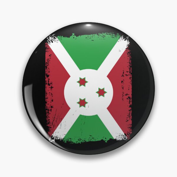 Item preview, Burundi Flag Disstressed designed and sold by rafaeltto.