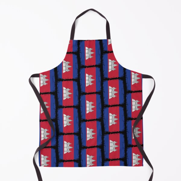 Item preview, Cambodia Flag Disstressed designed and sold by rafaeltto.