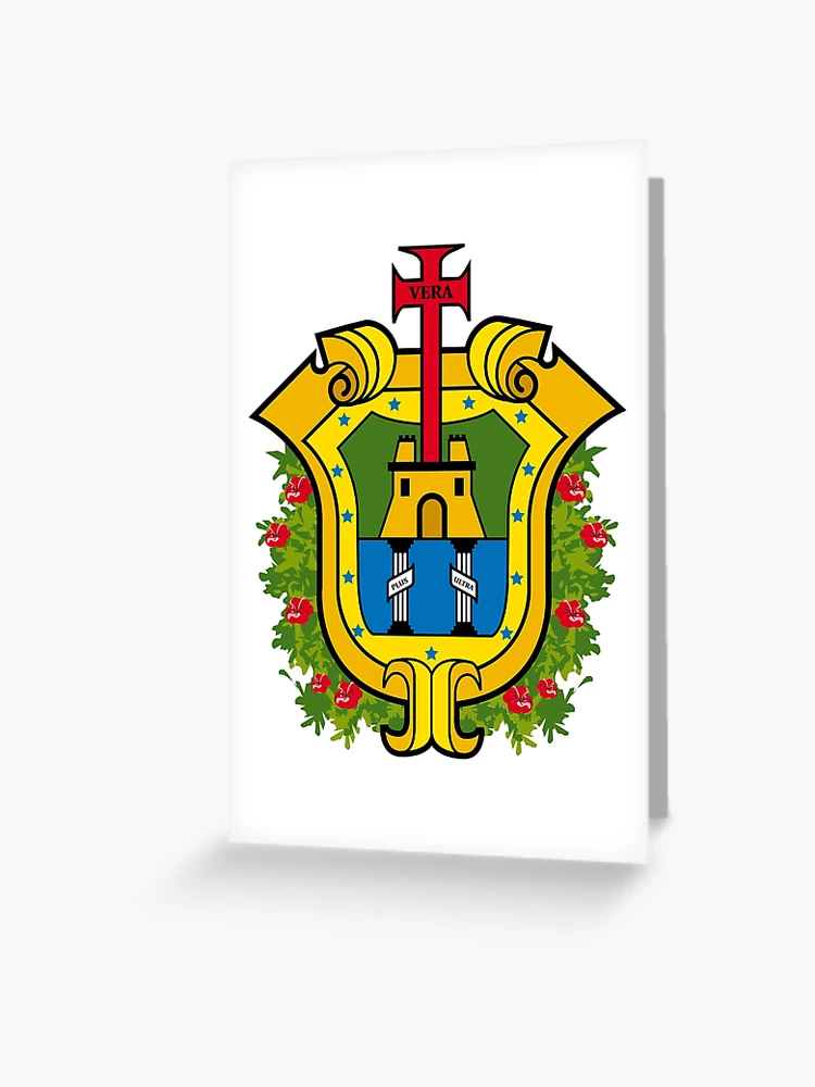 Chihuahua (state) coat of arms, Mexico Greeting Card for Sale by Tonbbo