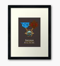 Emperor: Battle for Dune houses Framed Print