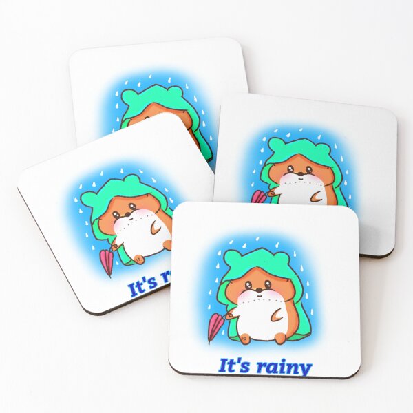 Item preview, Hamster | Hamster Lover - It's rainy v4 designed and sold by FennyWijayaMomo.