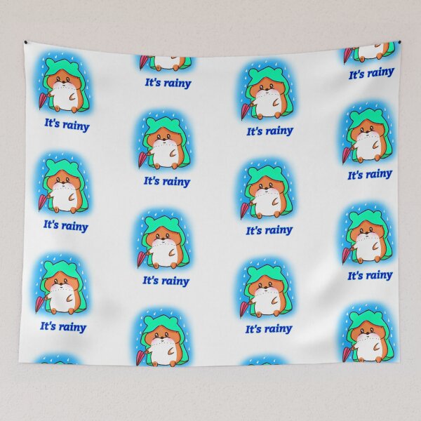 Item preview, Hamster | Hamster Lover - It's rainy v4 designed and sold by FennyWijayaMomo.