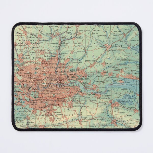 Item preview, 1960 Annotated Map of London designed and sold by DGthenew1D.