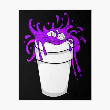 lean double cup lean  Art Board Print for Sale by deztees