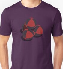 Minimale Jonglierstützen-Bälle - T-Shirt Unisex T-Shirt