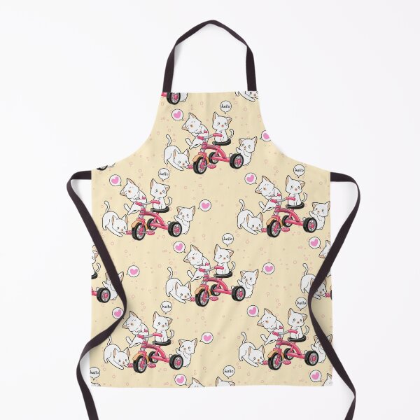 Item preview, Funny Cat Bike Ride Cyclist Playtime Pattern designed and sold by TheWildFlix.