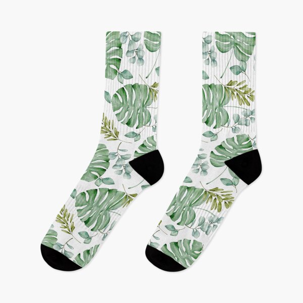 Item preview, Monstera Leaves Green Seamless designed and sold by Fairies Flower  Garden.