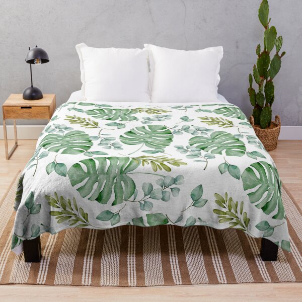 Item preview, Monstera Leaves Green Seamless designed and sold by Fairies Flower Garden.