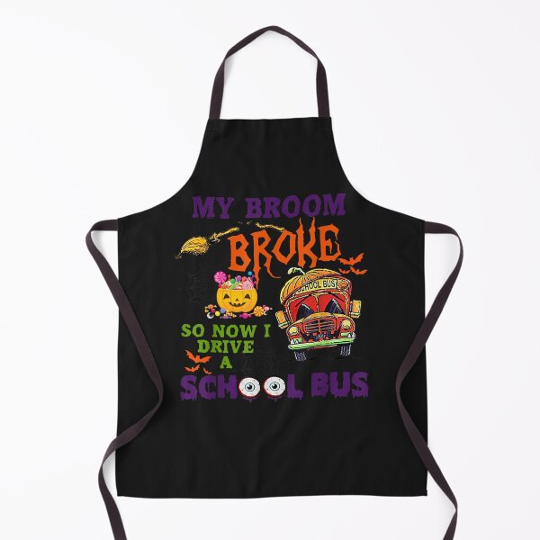 Item preview, My Broom Broke So Now I Drive A School Bus Halloween Driver designed and sold by ScottSlade.